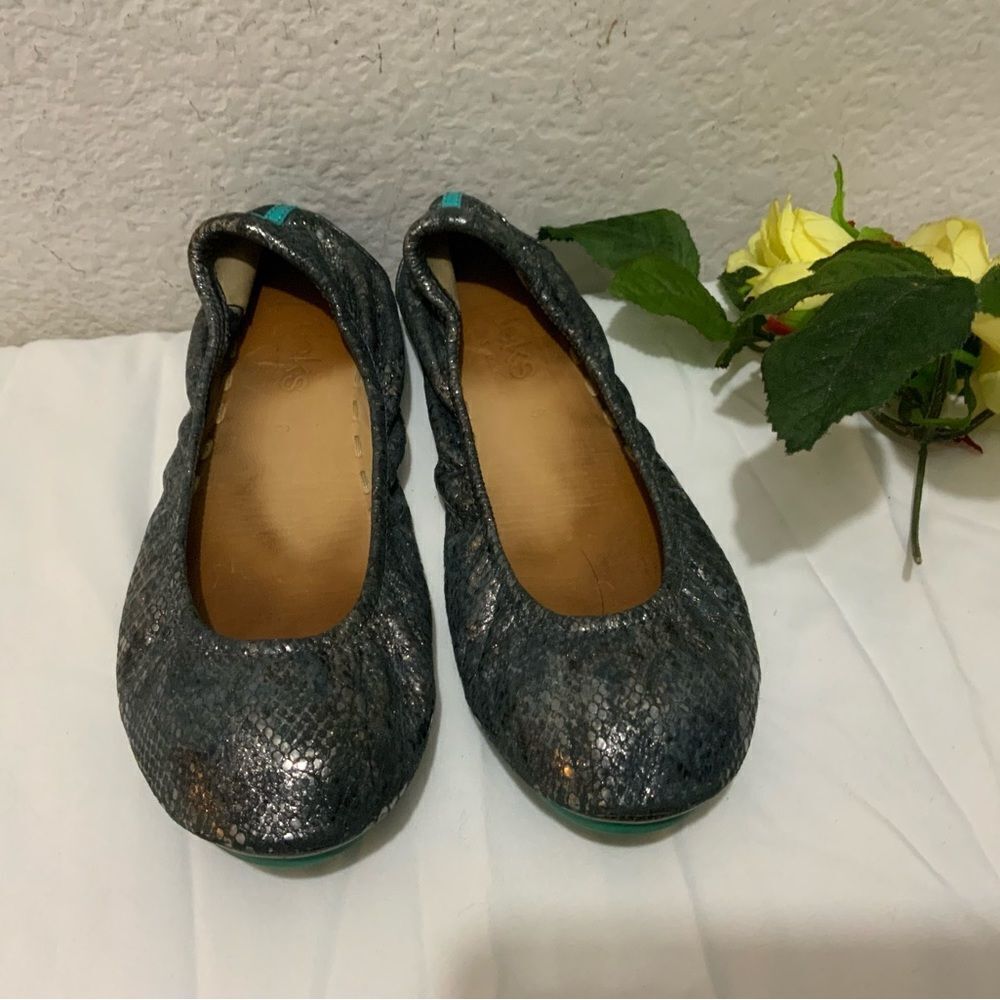 Tieks Drago Metallic Ballet Flats Shoes Size 6 limited edition